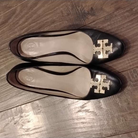 Tory Burch Shoes - Tory Burch Size 6.5 Black Wedges